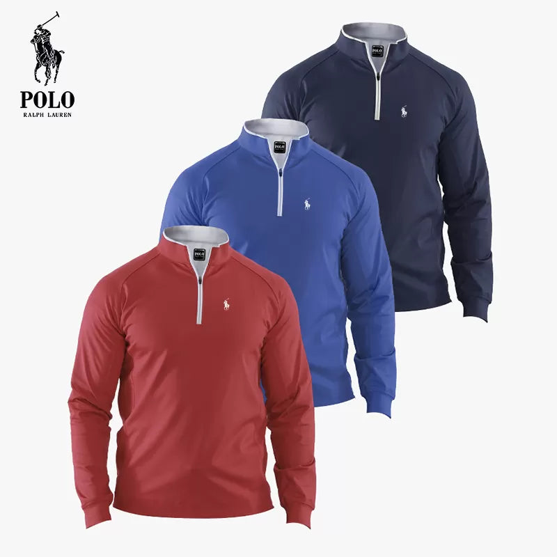 Ralph Lauren Performance 1/4 Zip Pullover 3-pack